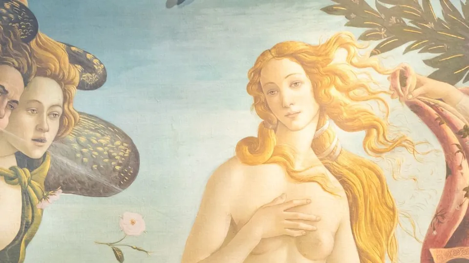 Dipinto "Nascita di Venere" di Botticelli